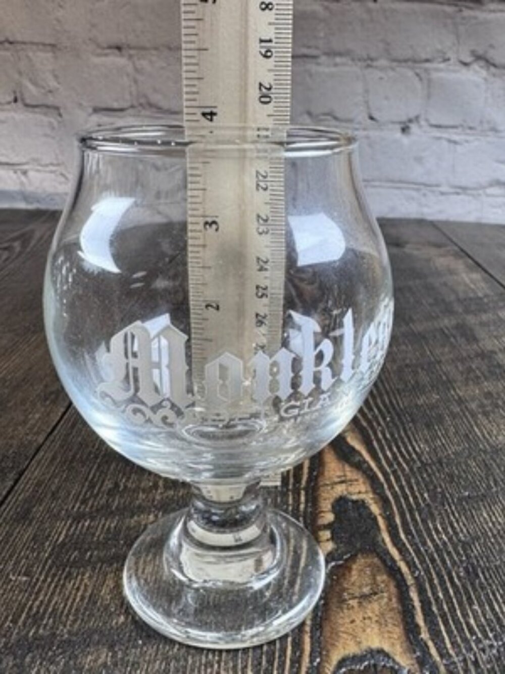 Monkless Belgian Ales - Brewing Brewery Beer - Snifter Glass - Taster - Picture 6 of 7